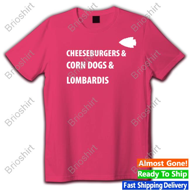 Kansas City Chiefs Cheeseburgers & Corn Dogs & Lombardis Hoodie Farzin Vousoughian Kansas City Chiefs Cheeseburgers & Corn Dogs & Lombardis Hoodie Farzin Vousoughian