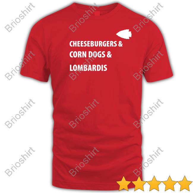Kansas City Chiefs Cheeseburgers & Corn Dogs & Lombardis Hoodie Farzin Vousoughian Kansas City Chiefs Cheeseburgers & Corn Dogs & Lombardis Hoodie Farzin Vousoughian
