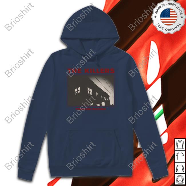 Official The Killers Music Merch Pressure Machine Photo Hoodie Official The Killers Music Merch Pressure Machine Photo Hoodie