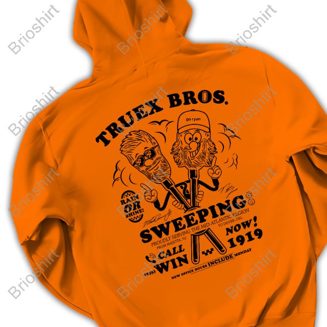Official Ryan Truex Merch Truex Brothers Sweeping Co Tee Official Ryan Truex Merch Truex Brothers Sweeping Co Tee