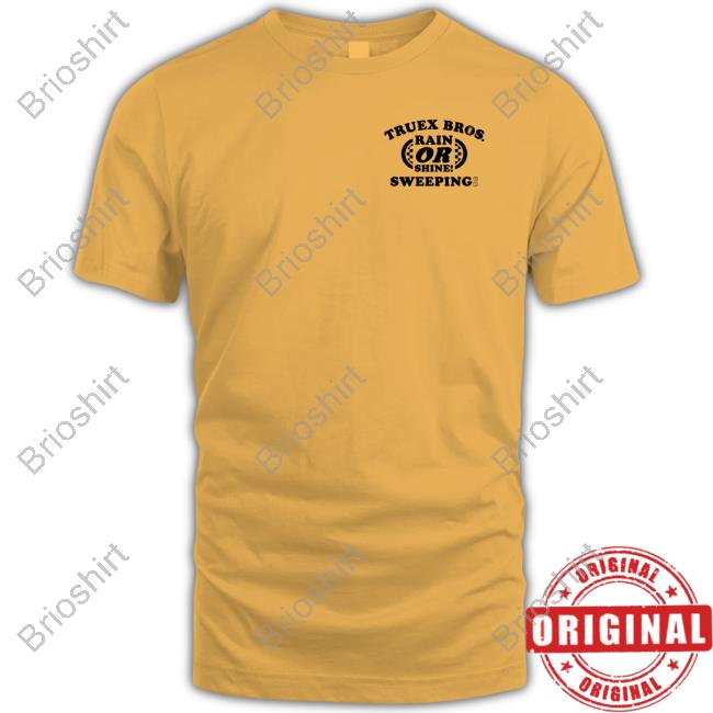 Official Ryan Truex Merch Truex Brothers Sweeping Co Tee Official Ryan Truex Merch Truex Brothers Sweeping Co Tee