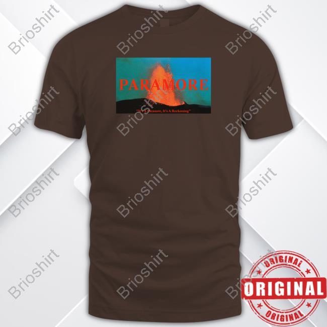 Official Paramore Volcano Unif Tee Shirt Official Paramore Volcano Unif Tee Shirt