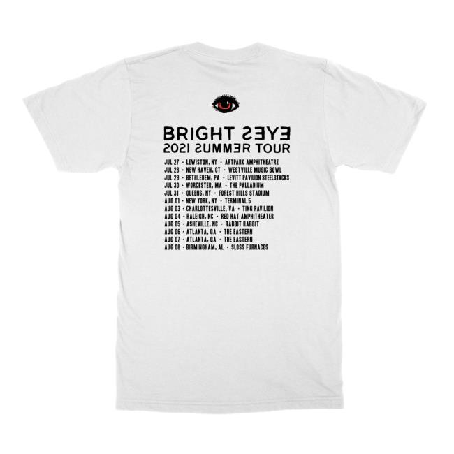 Bright Eyes Merch 2021 Tour Tshirt Bright Eyes Merch 2021 Tour Tshirt