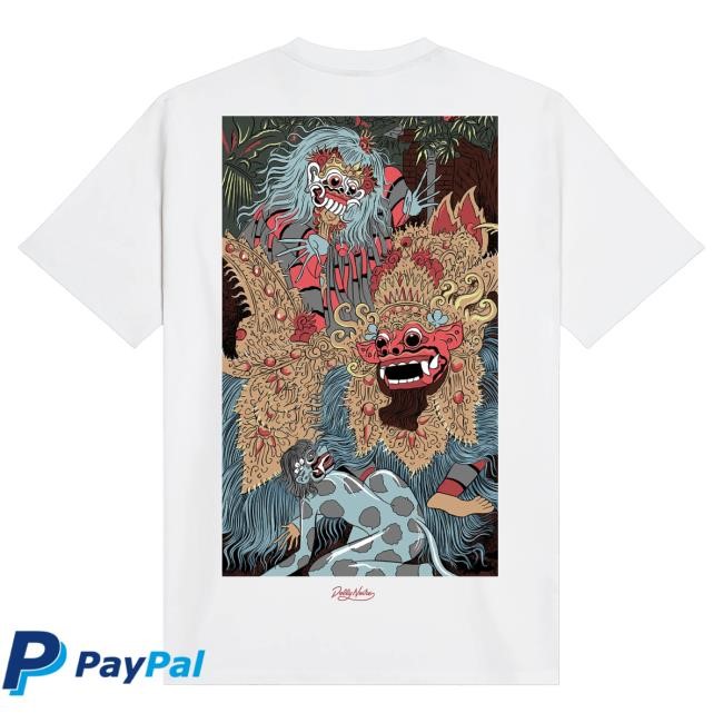 Dolly Noire Barong And Rangda Hot Shirt White Dolly Noire Barong And Rangda Hot Shirt White