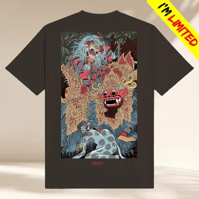 Dolly Noire Barong And Rangda Hot Shirt White Dolly Noire Barong And Rangda Hot Shirt White