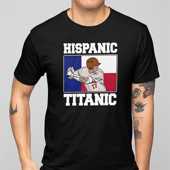 Ivan Melendez Hispanic Titantic Tee Shirt Texas Baseball