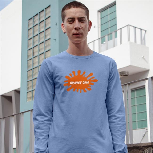 Shirts That Go Hard Merch Orange Cum Shirts