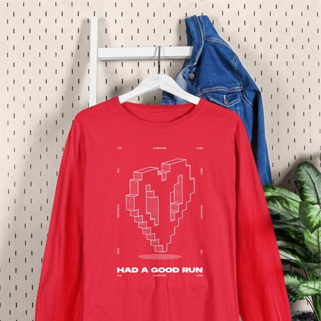 Ph1lza Merch Had A Good Run The Hardcore King Hooded Sweatshirt That Hardcore Guy