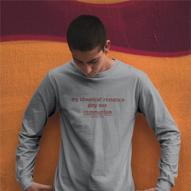 My Chemical Romance Gay Sex Communism Tee Shirt The Holy Trinity