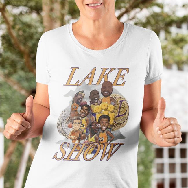 LeBron James The Lake Show Tee Los Angeles Lakers Lakers Lead