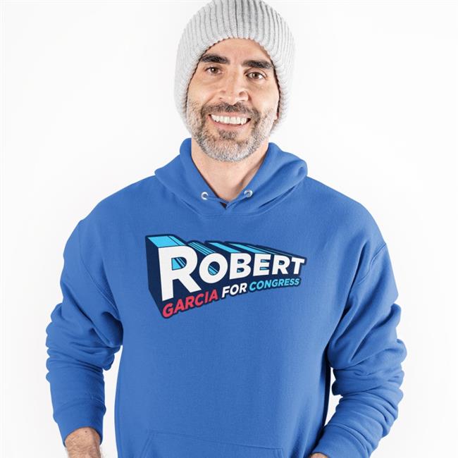 Robert Garcia For Congress Logo Hoodie Robert Garcia Merch