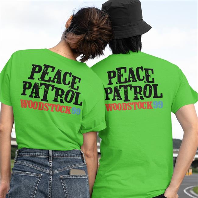 Peace Patrol Woodstock 99 T Shirt