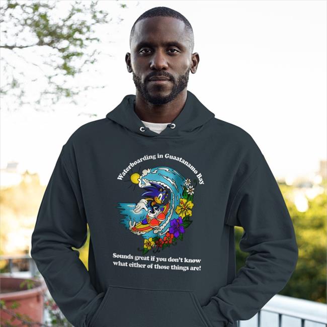 Shirts That Go Hard Sonic Waterboarding In Guaatanamo Bay Sounds Great If You Don’T Know What Either Of Those Things Are Sweatshirts Sleep Boy Underground Merch