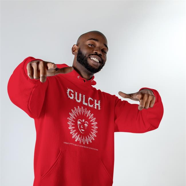 Gulch Merch Bullet Circle Crewneck Sweatshirt Impenetrable Cerebral Fortress