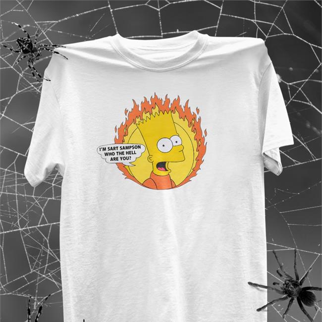 I'm Sart Sampson Who The Hell Are You Shirt White