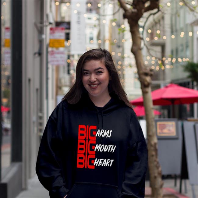 Jordynne Grace Merchandise Big Arms Mouth Heart Shirt Jordynnegracewrestler