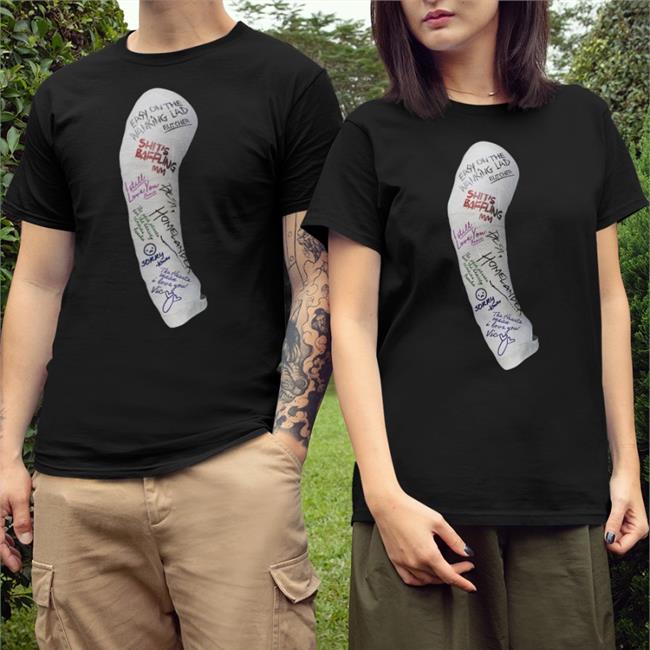 Hughie's The Boys Easy On The Wanking Lad Butcher Shit's Baffling Mm T Shirt