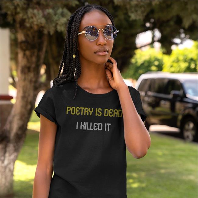 Augustus Gloop Poetry Is Dead I Killed It Hoodie Charles Jensen