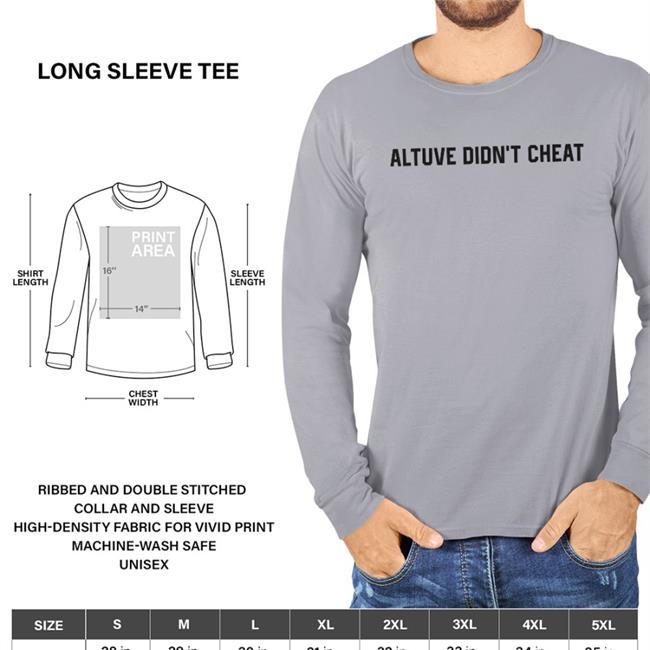 Altuve Didn't Cheat Shirt Funny