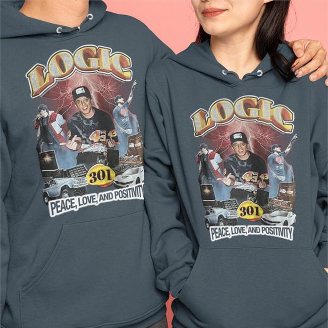 Logic Peace Love And Positivity Hoodie Vinyl Richie