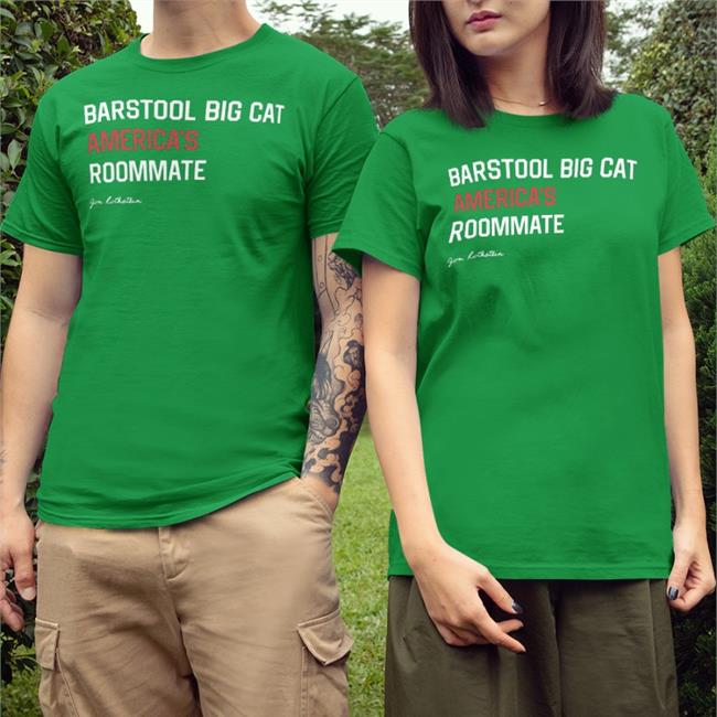 College Hoops Today Shop Barstool Big Cat America's Roommate Jon Rothstein Shirt