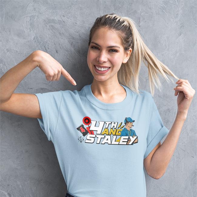 Lafb Network Merch 4Th And Staley Jersey Tee Jen Mills