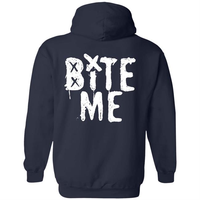 Avril Lavigne Merch Bite Me Hoodie Avril Lavigne Merch Bite Me Hoodie