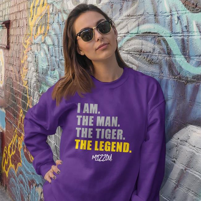 I Am The Man The Tiger The Legend Shirt Power Mizzou