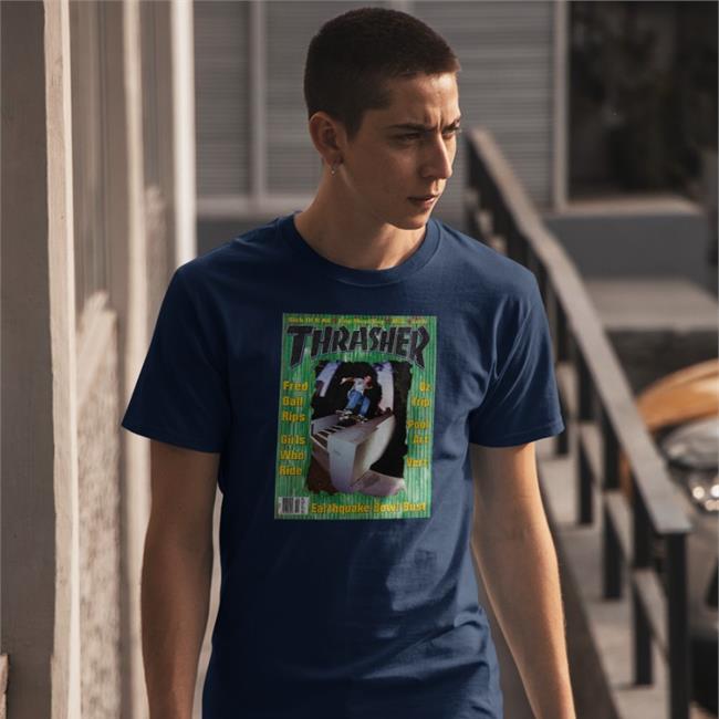 Thrasher Fred Gall Rips Girls Who Ride Oz Trip Pool Art Vert Hoodie
