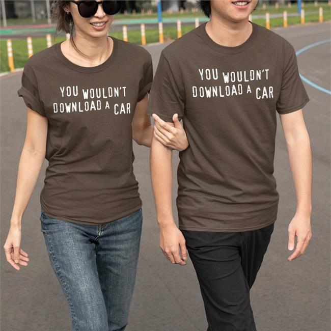 You Wouldn't Download A Car Tee Black Trey The Explainer