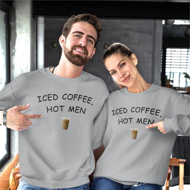 Iced Coffee Hot Men Shirt Funny