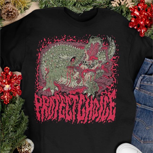 Gators Daily Merch Store Zombie Shark Protect Choice Tee Shirt