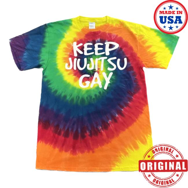 B Team Jiu Jitsu Merch Keep Jiujitsu Gay Tye Dye T-Shirt