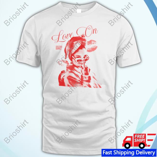 Official Selena Gomez Shop Store Merch Love On Graphic Shirt New