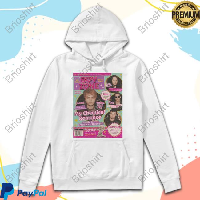 Mcr Merch Boy Zone Hoodie Mychemicalromance