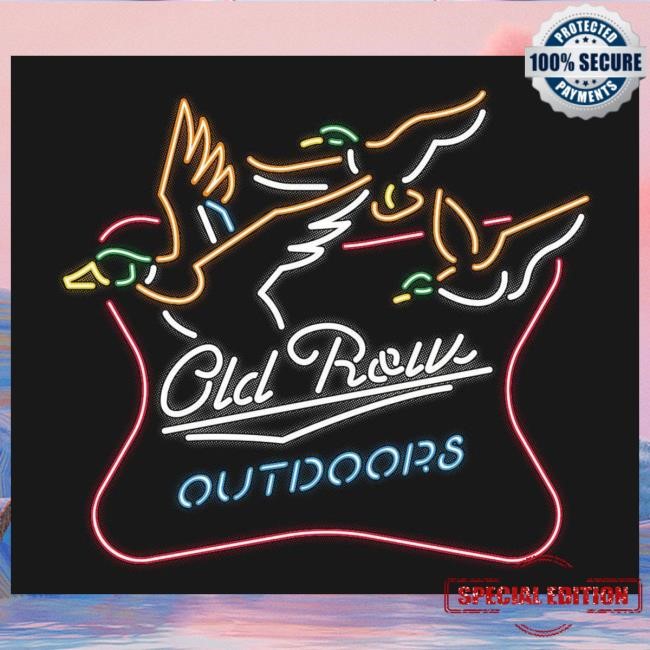 Official Old Row Store Shop The Neon Duck Made In USA Pocket Tees