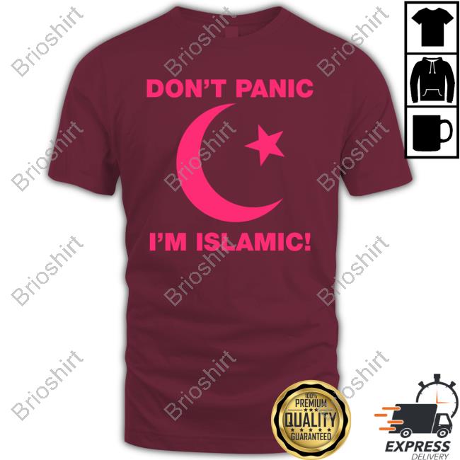 Don't Panic I'm Islamic Tee Shirt
