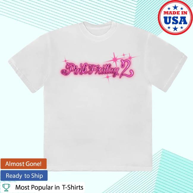 Official Nicki Minaj Merch Pink Friday 2 Airbrush Shirts