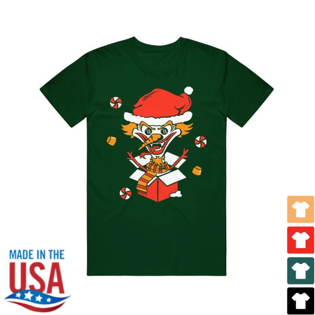 Insane Clown Posse Riddle Box Holiday Forest Green Tee Shirt