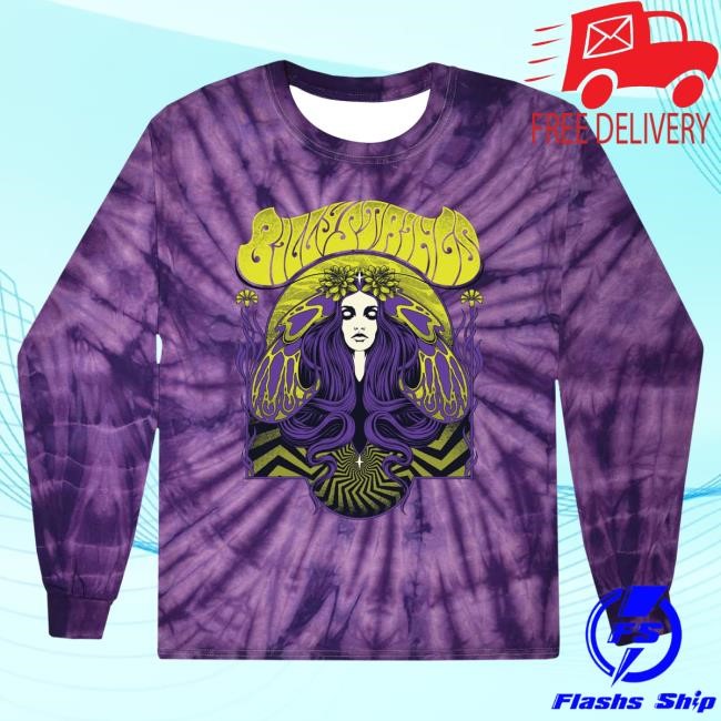 Official Billy Strings Merch Store Shop Billy Strings Moth Woman Long Sleeve Tee (Simon Berndt)