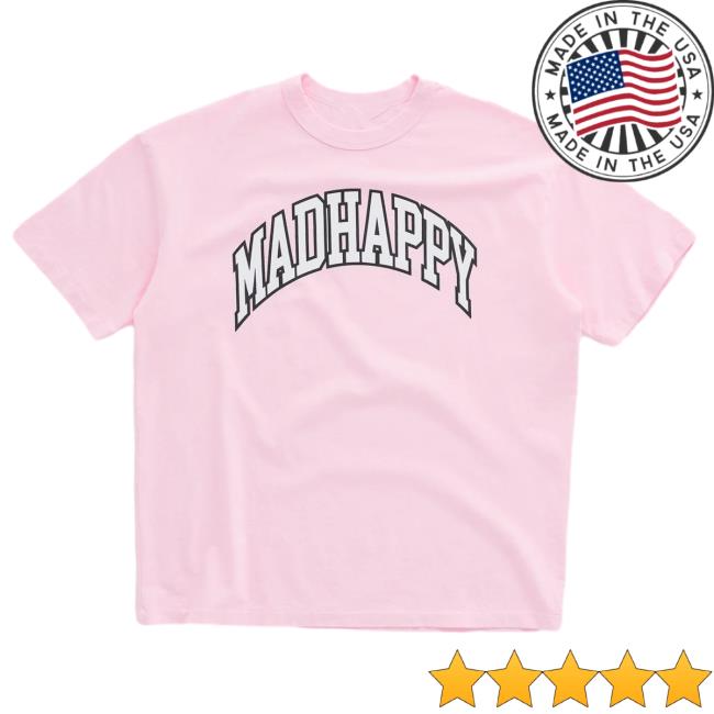 Official Madhappy Clothing Merch Store Campus Shirt Light Pink Mad Happy Shop