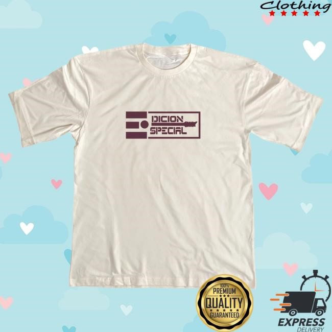 Official Edicion Especial Merch Store Edicion Especial '24 Edicion Especial "E" Top Shirt (Navy/Beige)