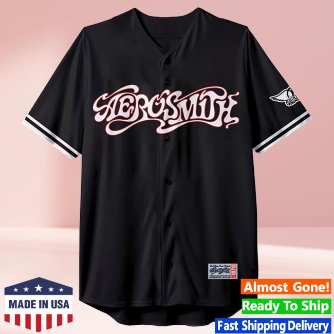 Official Aerosmith Merch 50 Years Baseball Jersey Shirts