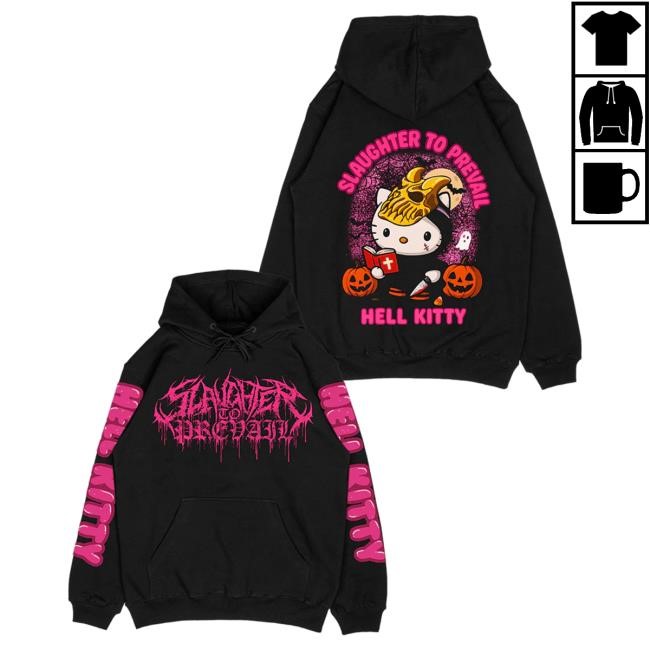 Official First Blood Store Slaughter to Prevail - Hell Kitty Halloween - Pullover Hoodie