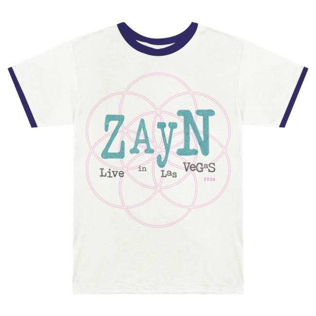 Vegas Ringer T Shirt Zayn Malik Merch Store Official