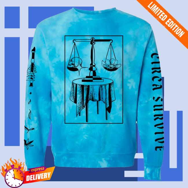 Official Circa Survive Scales Pull Over Hoodie Tie Dye Circasurvive