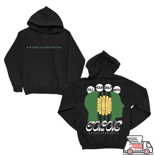 Fill Yourself With Color Black Hoodies