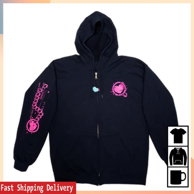 The Yetee Doki Doki Literature Club Merch Distortion Long Sleeve T Shirt