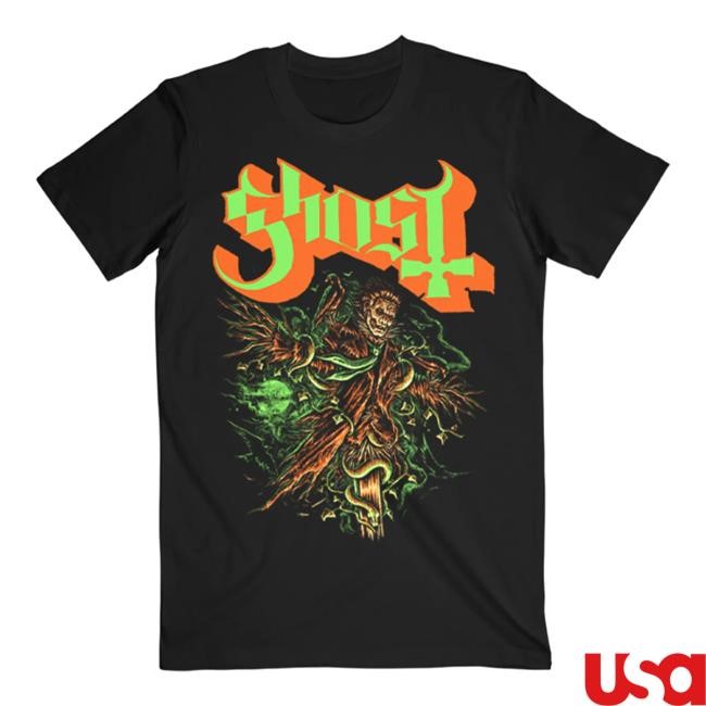 Ghost Band Merch Pumpkin Spice Scarecrow Tee Shirt - Ghost Official Store