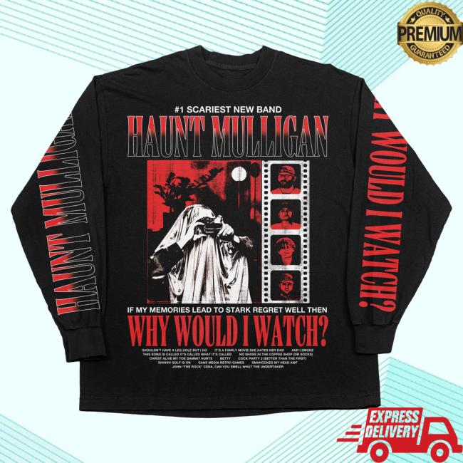 Official Hot Mulligan Merch Hot Mulligan Haunt Mulligan LS Tee
